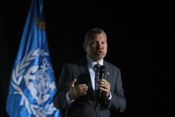 Secretario general de la OMI, Arsenio Domínguez.