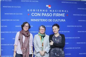 En el el conversatorio ‘¿Qué significa escribir desde América Latina hoy?’, participaron las escritoras Guadalupe Nettel, de México; Montserrat Sagot Rodríguez, de Costa Rica, y Lina Meruane, de Chile.