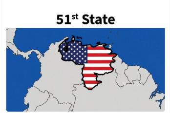 La imagen fue difundida también por el propio presidente de los Estados Unidos en su cuenta de Truth Social.