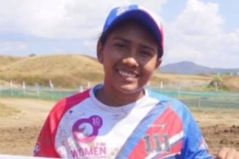 Yamileth Ábrego conocida como “La Dama del Motocross”.
