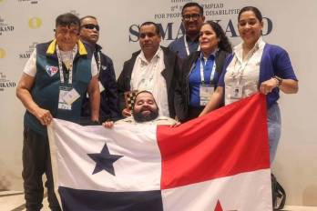 El equipo de nacional de Ajedrez para Personas con Discapacidad.