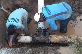Los trabajos se estarán realizando este viernes, sábado y domingo.