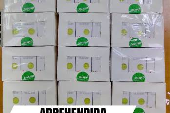 Autoridades decomisaron en el aeropuerto de Tocumen S.A. 18 cajas de jabones con presunta droga.