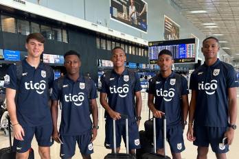 La selección Sub20 de Panamá ya está en Colombia.