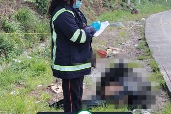 La imágen original del incidente en Guatemala. Esto sucedió cerca del kilómetro 20.5 de la ruta hacia Ciudad Quetzal, Guatemala.