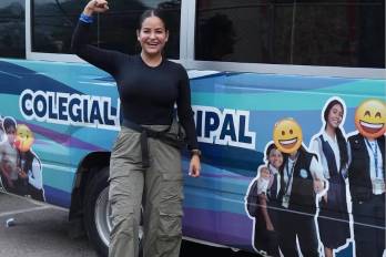 Imágenes publicadas en la red social de la alcaldesa, Stefany Peñalba.