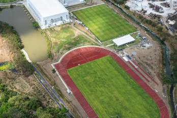 Durante la ceremonia también se resaltó que el centro será una de las principales sedes de los Juegos Suramericanos de la Juventud Panamá 2026.