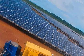 La planta solar Sarigua cuenta con una capacidad instalada de 2,4 MW.