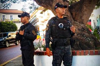 Miembros del Servicio de Protección Institucional (SPI).