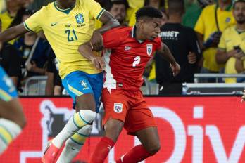 César Blackman de la selección de Panamá.