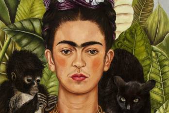 Imagen del 'Autorretrato con collar de espinas y colibrí', de Frida Kahlo, incluido en la muestra 'Frida Kahlo: The Making of an Icon', de la Tate Modern.