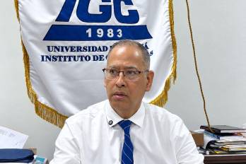 Néstor Luque, director del Instituto de Geociencias de la Universidad de Panamá este lunes 12 de octubre en entrevista con La Estrella de Panamá.