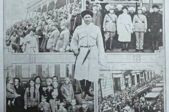 Llegada de los inmigrantes cosacos al Perú. Revista Mundial Nro. 471, año IX, 1929