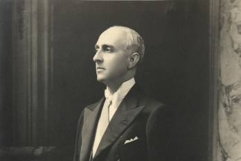 Presidente del Perú Manuel Prado, 1957.