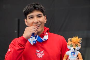 El atleta panameño, Richard Atencio.