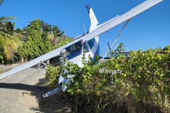 La aeronave cubría la ruta entre el Aeropuerto Marco A. Gelabert y Contadora cuando se produjo el percance.