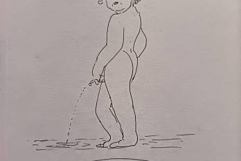 Una imagen en el fondo de los recuerdos que nos retrata, un niño orinando en una playa dentro del mar, su padre que mira la escena y para salir del bochorno dice en voz alta: “todo hace... y todo sirve”.