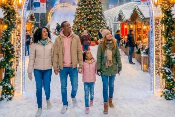 El evento fue publicitado en su mayoría por redes sociales y ofrecía una experiencia única de nieve.