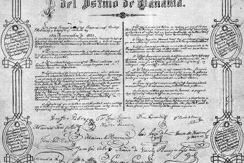 Acta de independencia de Panamá de España.