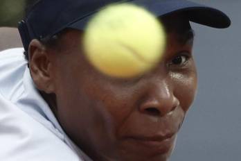 La tenista estadounidense Venus Williams en foto de archivo.