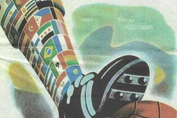 Poster de la Copa Mundo Brasil 1950.