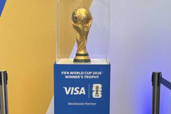 El trofeo que levantan los campeones de la Copa Mundial de la FIFA.