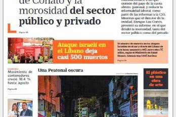 Portada del impreso del 24 de septiembre de 2024
