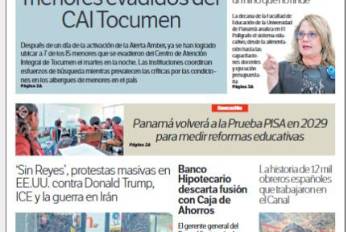 Portada del impreso del 29 de marzo de 2026