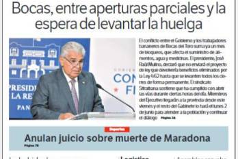 Portada del impreso de 30 de mayo de 2025
