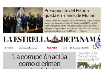 Portada del impreso del 28 de octubre de 2025