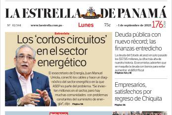 Portada del impreso del 1 de septiembre de 2025