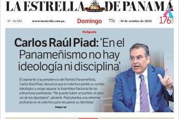 Portada del impreso del 19 de octubre de 2025