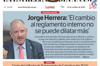 Portada del impreso del 27 de octubre de 2025