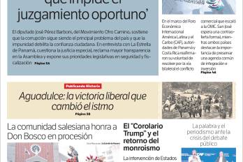 Portada del impreso del 1 de febrero de 2026