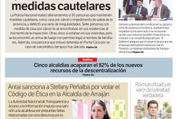 Portada del impreso del 13 de mayo de 2026