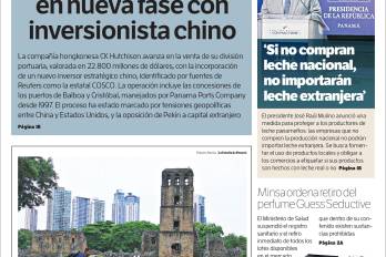 Portada del impreso del 15 de agosto de 2025