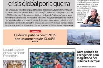 Portada del impreso del 1 de abril de 2026