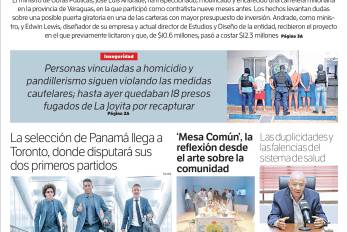 Portada del impreso del 8 de junio de 2026