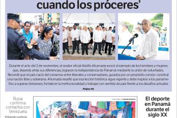 Portada del impreso del 3 de noviembre de 2025