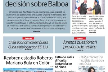 Portada del impreso del 14 de marzo de 2026