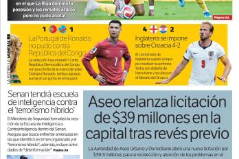 Portada del impreso del 18 de junio de 2026
