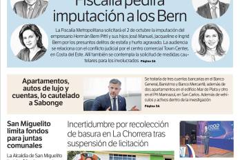 Portada del impreso del 18 de septiembre de 2026