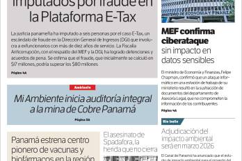 Portada del impreso del 13 de septiembre de 2025