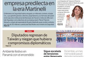 Portada del impreso del 1 de diciembre de 2025