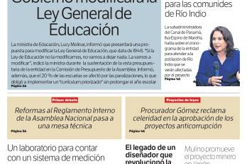 Portada del impreso del 5 de septiembre de 2025