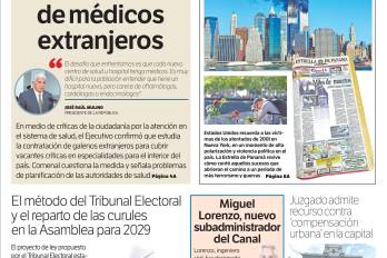 Portada del impreso del 11 de septiembre de 2026