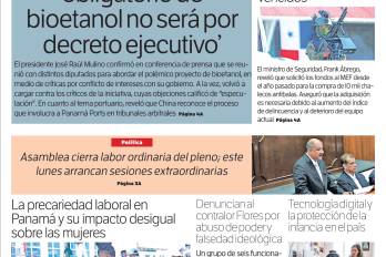 Portada del impreso del 1 de mayo de 2026