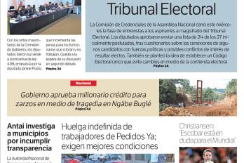 Portada del impreso del 16 de abril de 2026