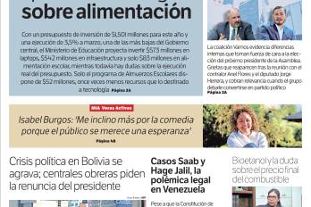 Portada del impreso del 19 de mayo de 2026