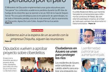 Portada del impreso del 15 de julio de 2025
